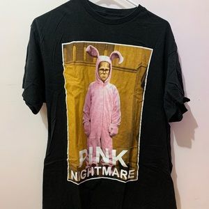 Black, A Christmas story shirt L